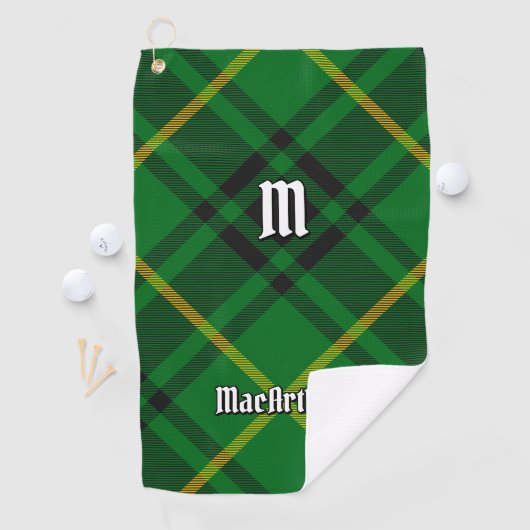 Clan MacArthur Tartan Golfhandtuch (Insitu)