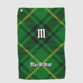 Clan MacArthur Tartan Golfhandtuch (Vorderseite)