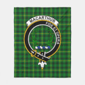 Clan MacArthur Tartan Kariert Fleecedecke (Vorderseite)