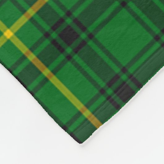Clan MacArthur Tartan Kariert Fleecedecke (Ecke)