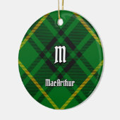 Clan MacArthur Tartan Keramik Ornament (Links)