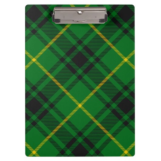 Clan MacArthur Tartan Klemmbrett (Vorderseite)