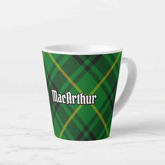 Clan MacArthur Tartan Milchtasse (Rechte Ecke)