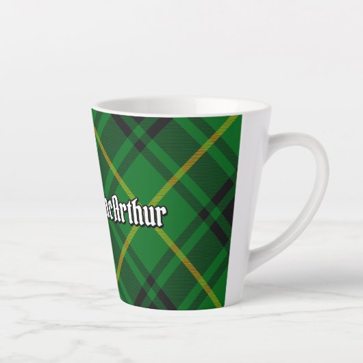 Clan MacArthur Tartan Milchtasse (Rechts)