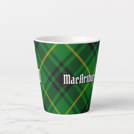 Clan MacArthur Tartan Milchtasse (Vorderseite)