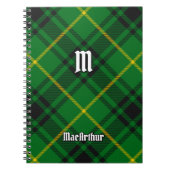 Clan MacArthur Tartan Notizblock (Vorderseite)
