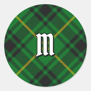 Clan MacArthur Tartan Runder Aufkleber