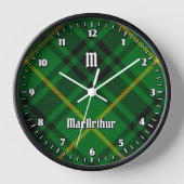Clan MacArthur Tartan Uhr (Vorderseite)