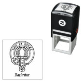 Clan MacArthur Wappen Permastempel (Beispiel)