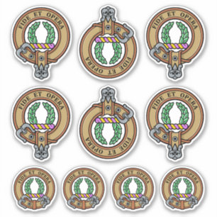 Clan MacArthur Wappen Sticker Set