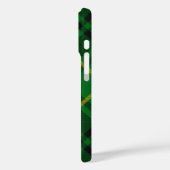 Clan MacArthur Wappen über Tartan Case-Mate iPhone Hülle (Rückseite / Links)