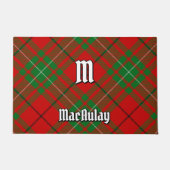 Clan MacAulay Tartan Doormat Fußmatte (Vorderseite)