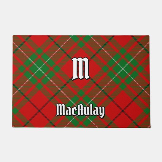 Clan MacAulay Tartan Doormat Fußmatte (Vorderseite)
