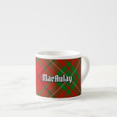 Clan MacAulay Tartan Espresso Cup Espressotasse (Vorderseite Rechts)