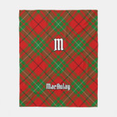Clan MacAulay Tartan Fleece Blanket (Vorderseite)