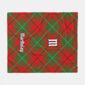 Clan MacAulay Tartan Fleece Blanket (Vorderseite (Horizontal))