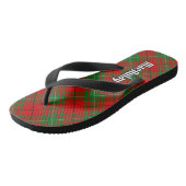 Clan MacAulay Tartan Flip Flops Badesandalen (Schrägansicht)