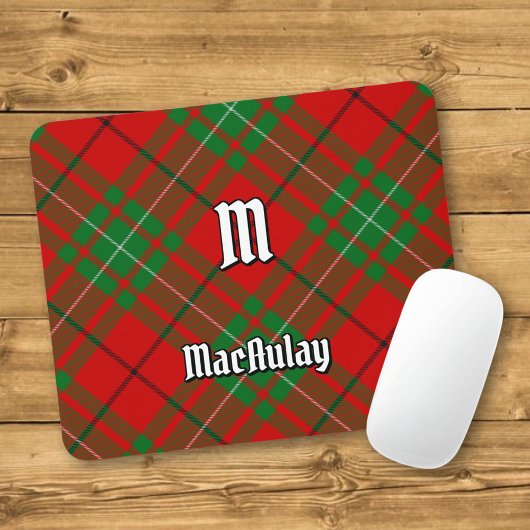 Clan MacAulay Tartan Mouse Pad Mousepad
