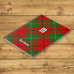 Clan MacAulay Tartan Notebook Notizblock