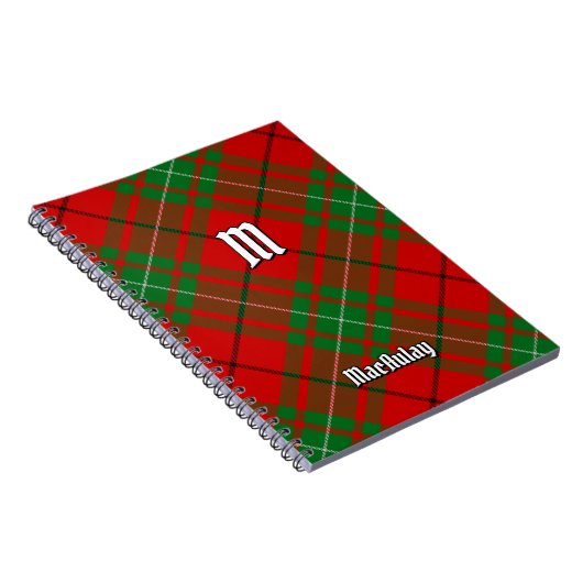 Clan MacAulay Tartan Notebook Notizblock (Rechte Seite)