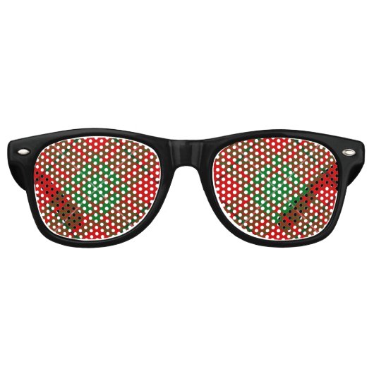 Clan MacAulay Tartan Retro Sonnenbrille (Vorderseite)