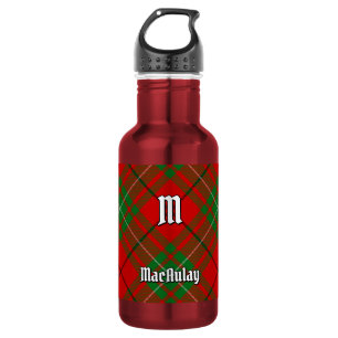 Clan MacAulay Tartan Stahl Wasserflasche