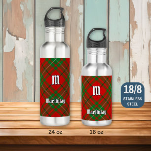 Clan MacAulay Tartan Steel Water Flasche Edelstahlflasche
