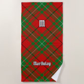 Clan MacAulay Tartan Strandtuch (Vorderseite)