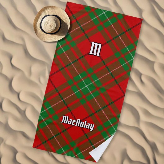 Clan MacAulay Tartan Strandtuch