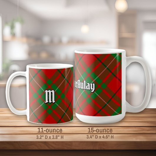 Clan MacAulay Tartan Tasse