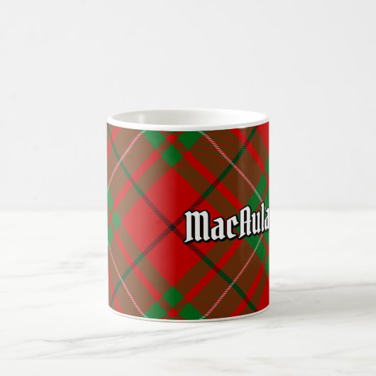 Clan MacAulay Tartan Tasse (Mittel)