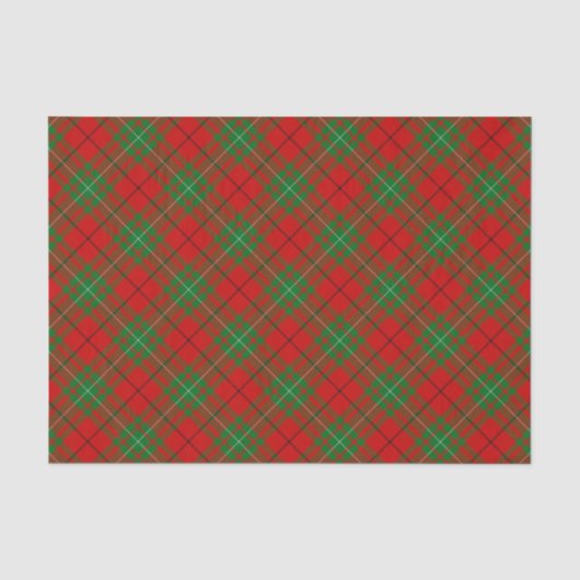 Clan MacAulay Tartan Tissue Paper Seidenpapier (Vorderseite)