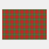 Clan MacAulay Tartan Wrapping Paper Sheets Geschenkpapier Set (Vorderseite)