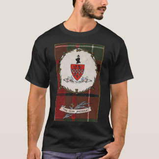 Clan MacAulay Vintag Tartan Wappen Abzeichen T-Shirt