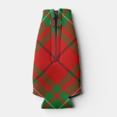 Clan MacAulay Wappen über Tartan Flasche Cooler Flaschenkühler (Rückseite)