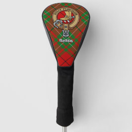 Clan MacAulay Wappen über Tartan Golf Headcover