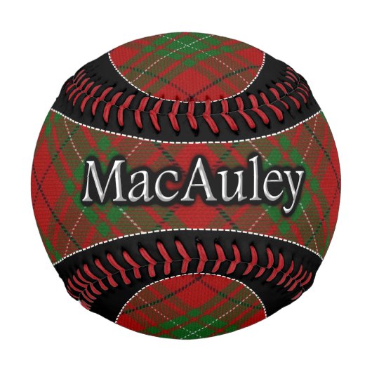 Clan MacAuley MacAulay Scottish Dream Tartan Baseball (Vorderseite)