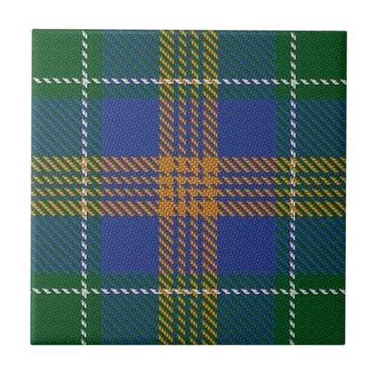 Clan MacAuliffe McAuliffe Irish Expressions Tartan Fliese (Vorderseite)