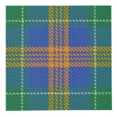 Clan MacAuliffe McAuliffe Tartan House Blessing Würfel (Rechts)