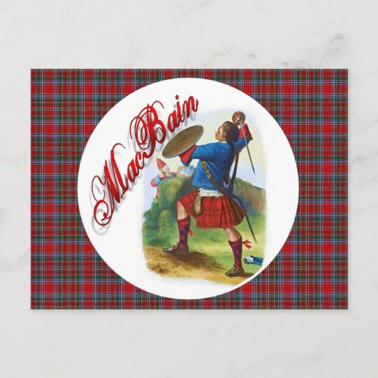 Clan MacBain Scottish Dreams Postcard Postkarte (Vorderseite)