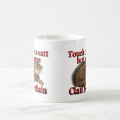 Clan MacBain Touch nicht ein Catt Bot ein Targe Kaffeetasse (Mittel)