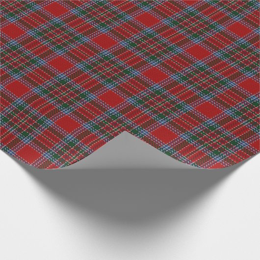 Clan MacBean MacBain ScottishTartan Geschenkpapier (Ecke)