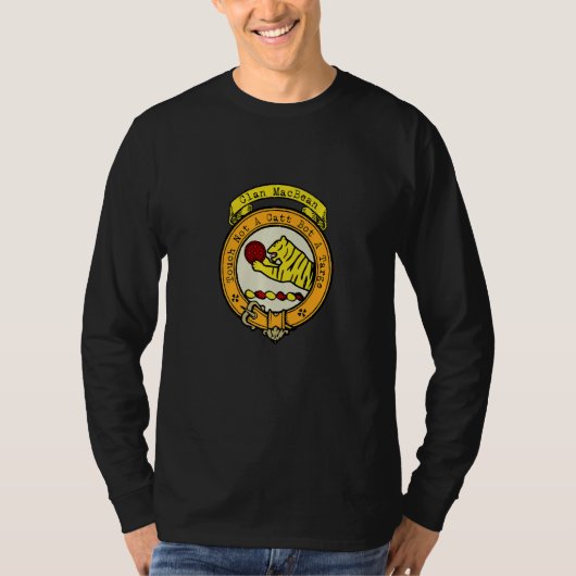 Clan MacBean schottisches Wappen T-Shirt (Vorderseite)