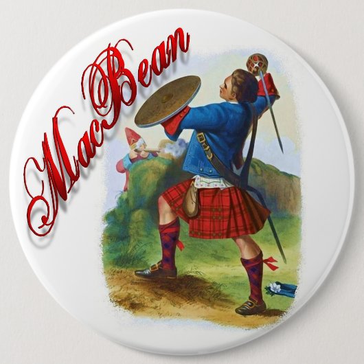 Clan MacBean Scottish Dream Button (Vorderseite)