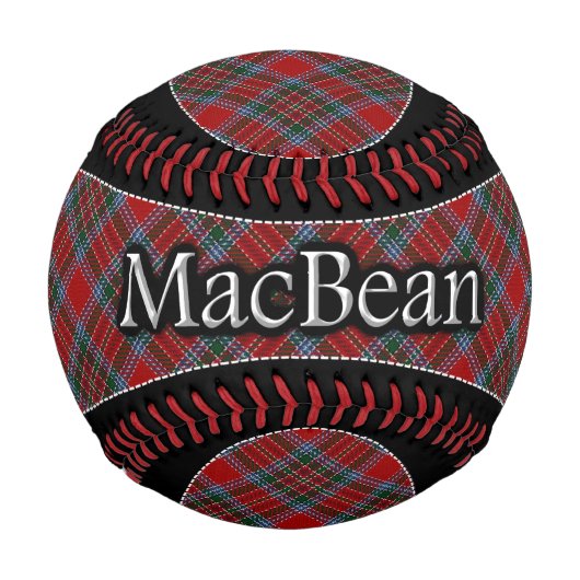 Clan MacBean Scottish Dream Tartan Baseball (Vorderseite)