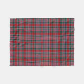 Clan MacBean Tartan Kariert Fleecedecke (Vorderseite (Horizontal))