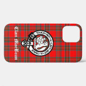 Clan MacBean Wappen Abzeichen & Tartan Case-Mate iPhone Hülle (Rückseite (Horizontal))