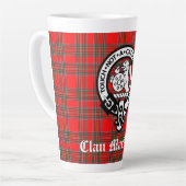 Clan MacBean Wappen Abzeichen & Tartan Milchtasse (Linke Ecke)