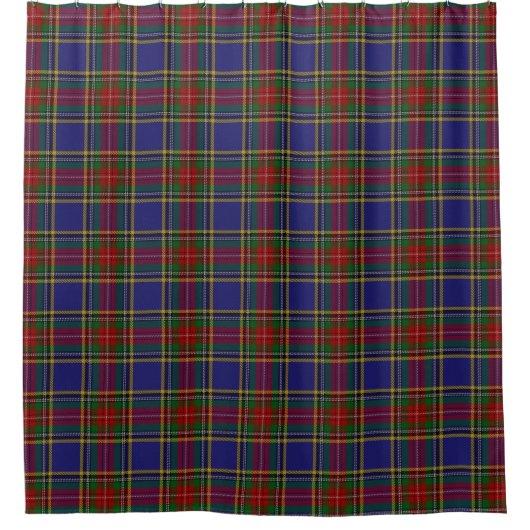 Clan MacBeth Scottish Heritage Tartan Duschvorhang (Vorderseite)