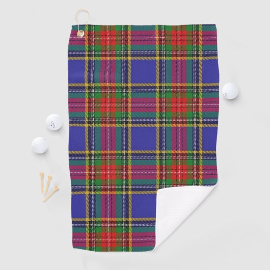 Clan MacBeth Scottish Tartan Golfhandtuch (Insitu)